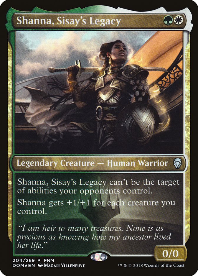 Shanna, Sisay's Legacy (FNM) [Dominaria Promos] | The Gaming-Verse