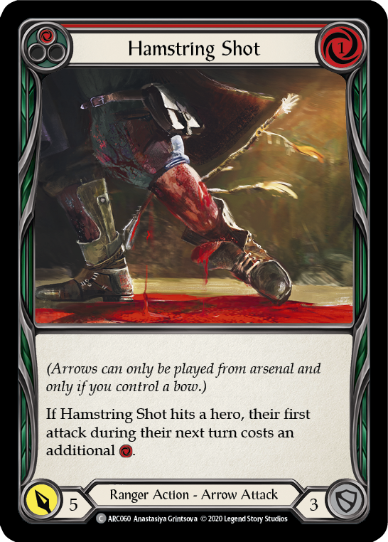 Hamstring Shot (Red) [ARC060] Unlimited Rainbow Foil | The Gaming-Verse