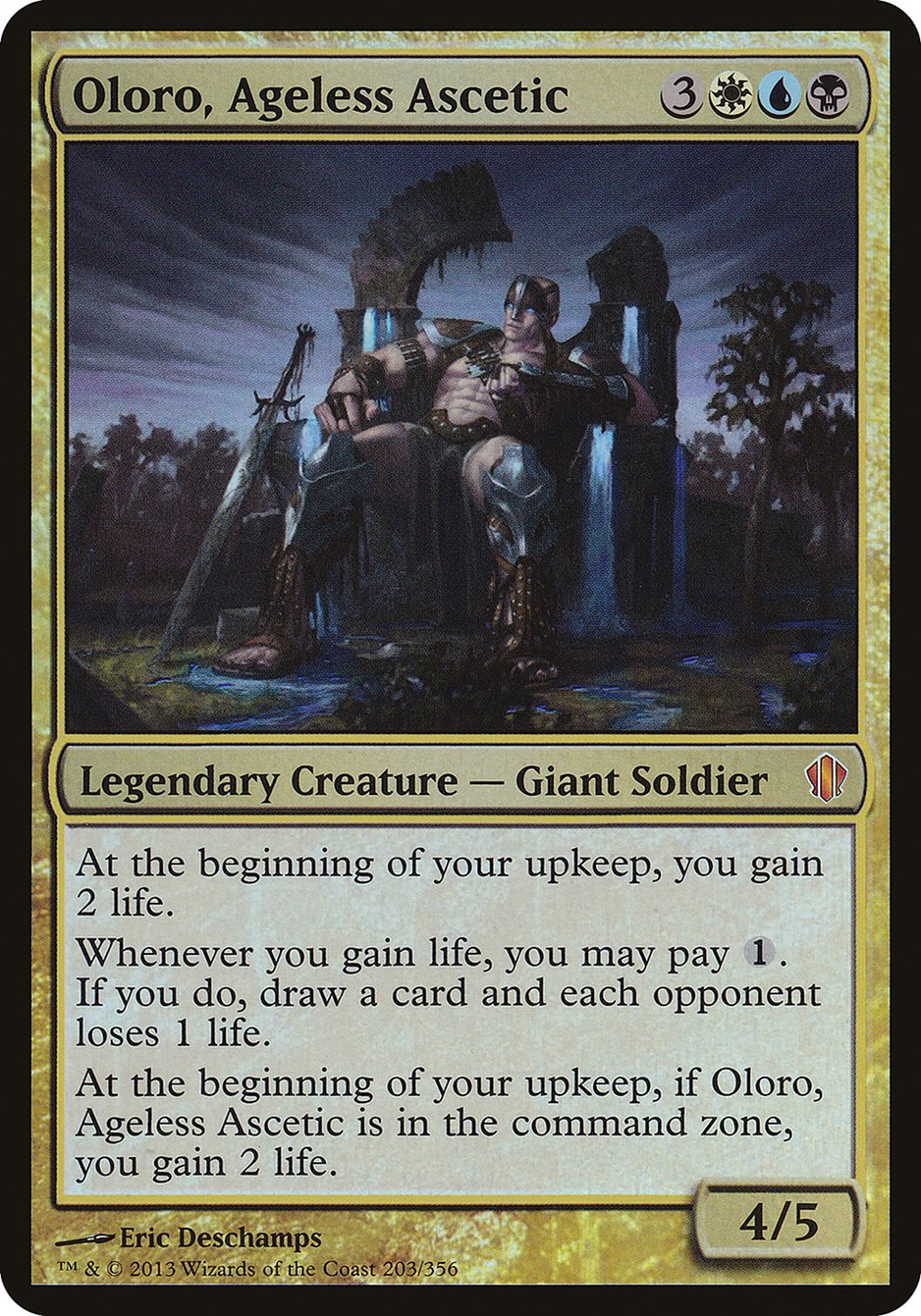 Oloro, Ageless Ascetic (Commander 2013) [Commander 2013 Oversized] | The Gaming-Verse