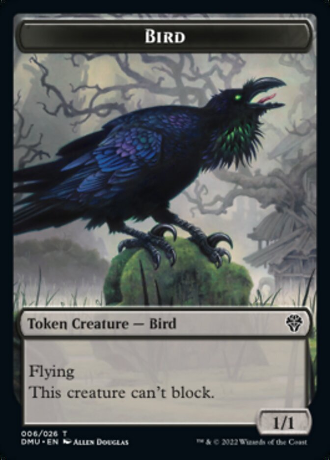 Bird Token (006) [Dominaria United Tokens] | The Gaming-Verse