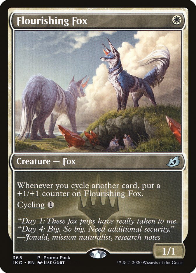 Flourishing Fox (Promo Pack) [Ikoria: Lair of Behemoths Promos] | The Gaming-Verse