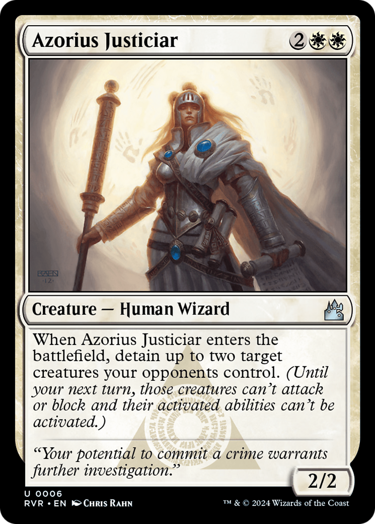 Azorius Justiciar [Ravnica Remastered] | The Gaming-Verse