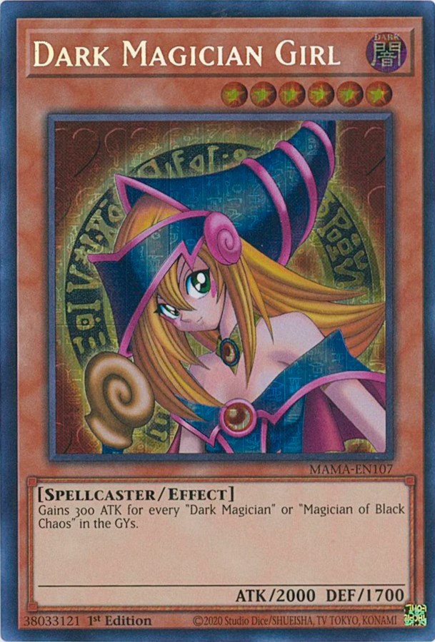 Dark Magician Girl [MAMA-EN107] Secret Pharaoh's Rare | The Gaming-Verse