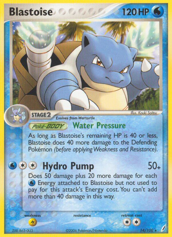 Blastoise (14/100) (Theme Deck Exclusive) [EX: Crystal Guardians] | The Gaming-Verse