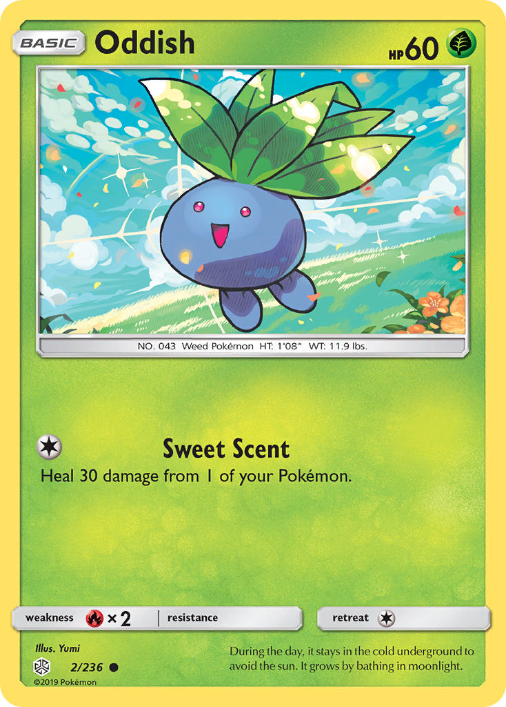 Oddish (2/236) [Sun & Moon: Cosmic Eclipse] | The Gaming-Verse