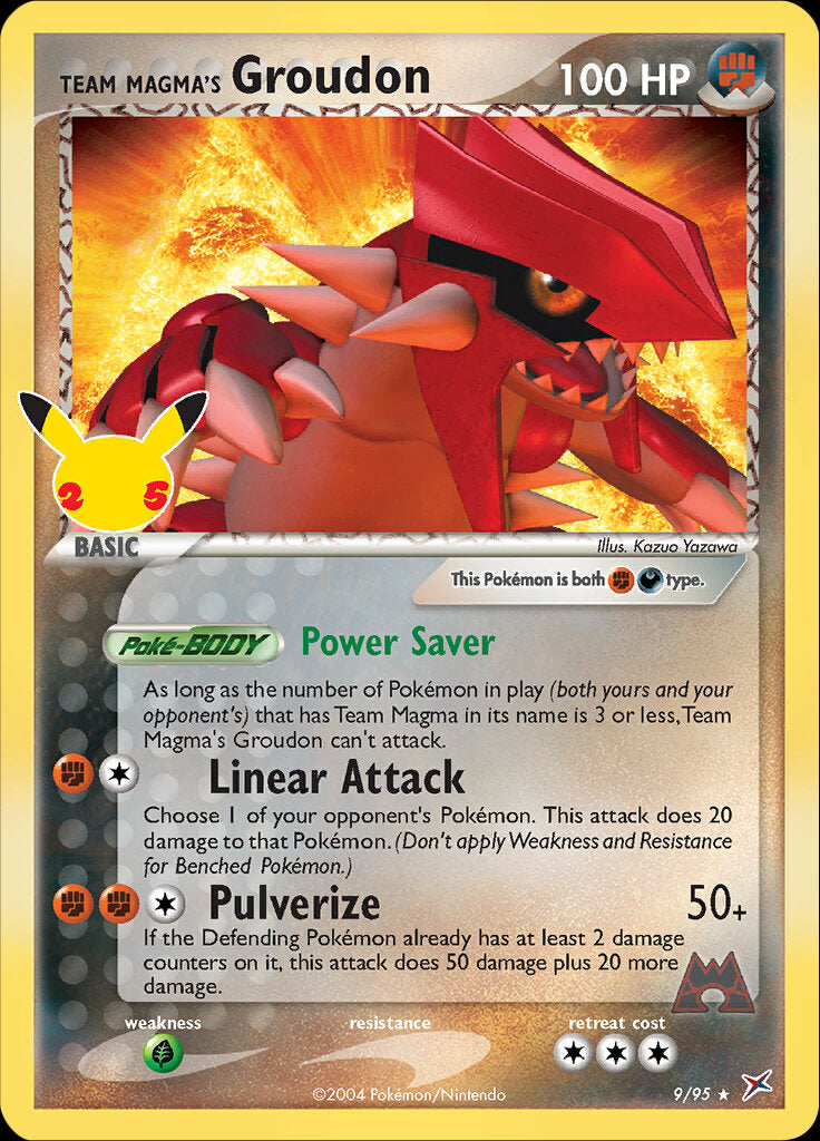 Team Magma's Groudon (9/95) [Celebrations: 25th Anniversary - Classic Collection] | The Gaming-Verse