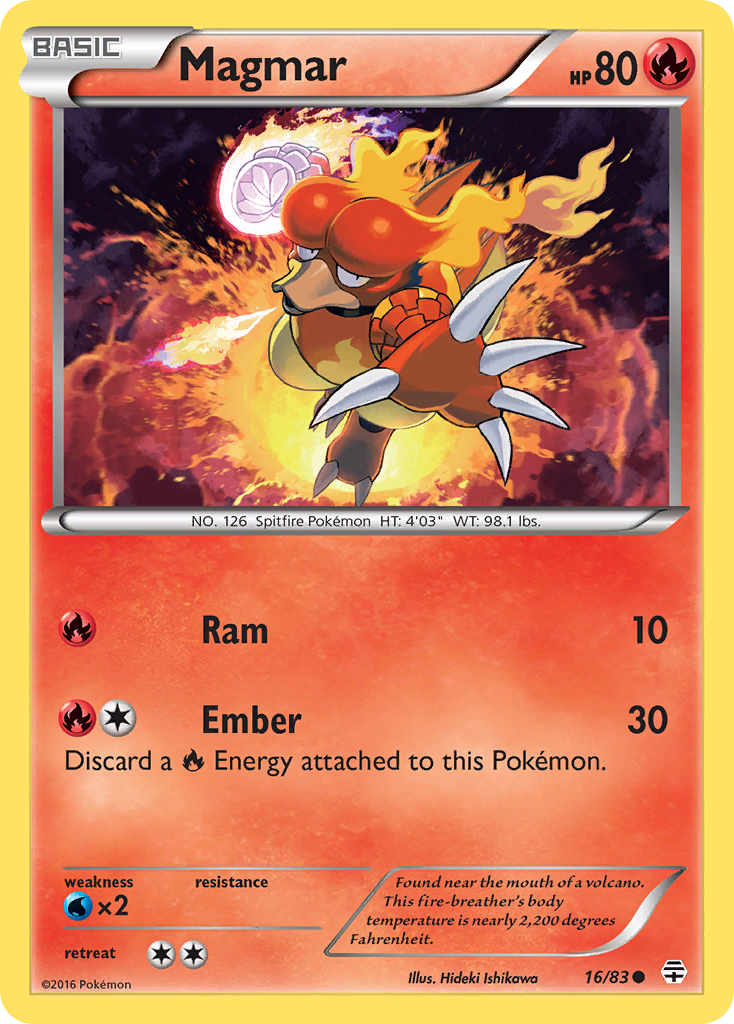 Magmar (16/83) [XY: Generations] | The Gaming-Verse