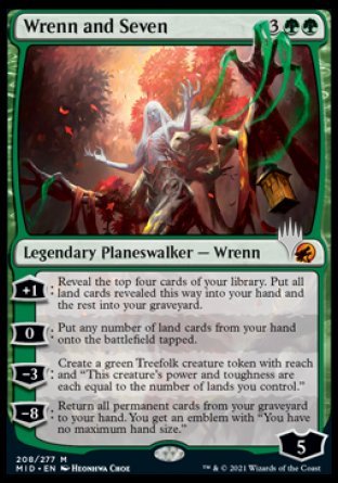 Wrenn and Seven (Promo Pack) [Innistrad: Midnight Hunt Promos] | The Gaming-Verse