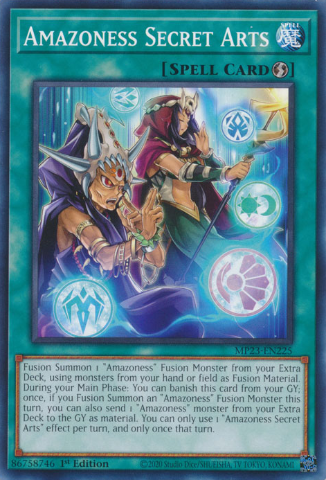 Amazoness Secret Arts [MP23-EN225] Common | The Gaming-Verse