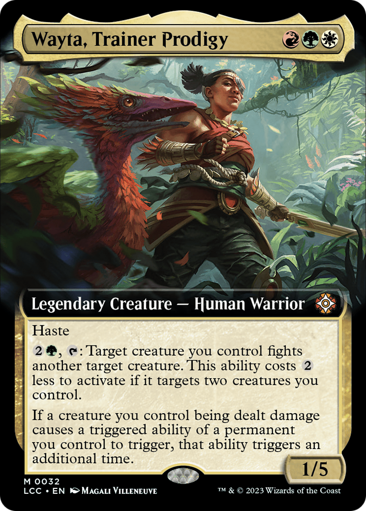 Wayta, Trainer Prodigy (Extended Art) [The Lost Caverns of Ixalan Commander] | The Gaming-Verse