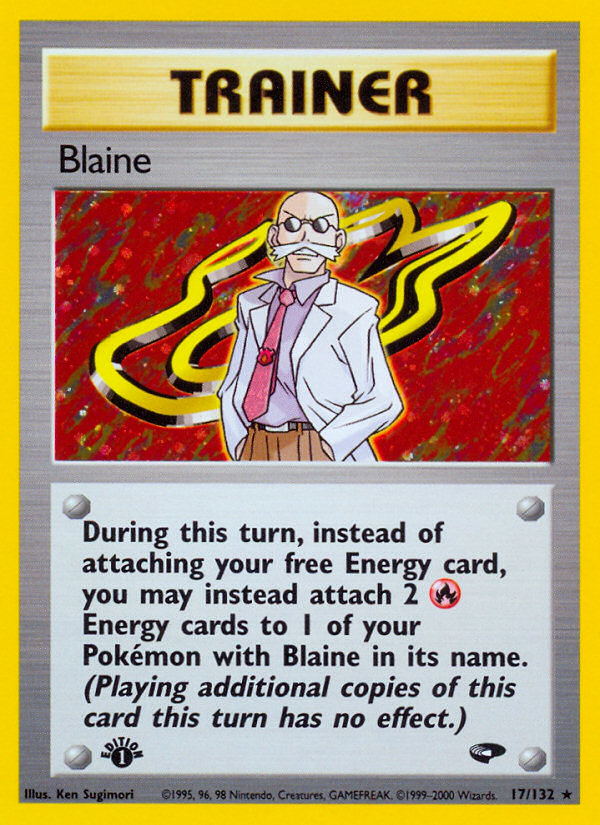 Blaine (17/132) [Gym Challenge 1st Edition] | The Gaming-Verse