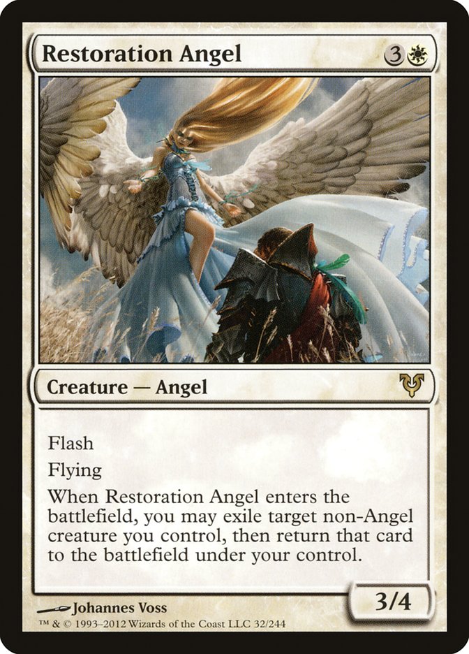 Restoration Angel [Avacyn Restored] | The Gaming-Verse