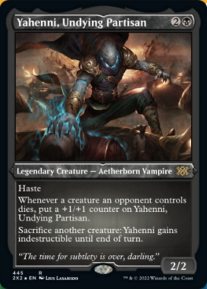 Yahenni, Undying Partisan (Foil Etched) [Double Masters 2022] | The Gaming-Verse