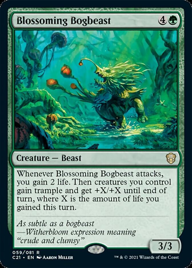 Blossoming Bogbeast [Commander 2021] | The Gaming-Verse