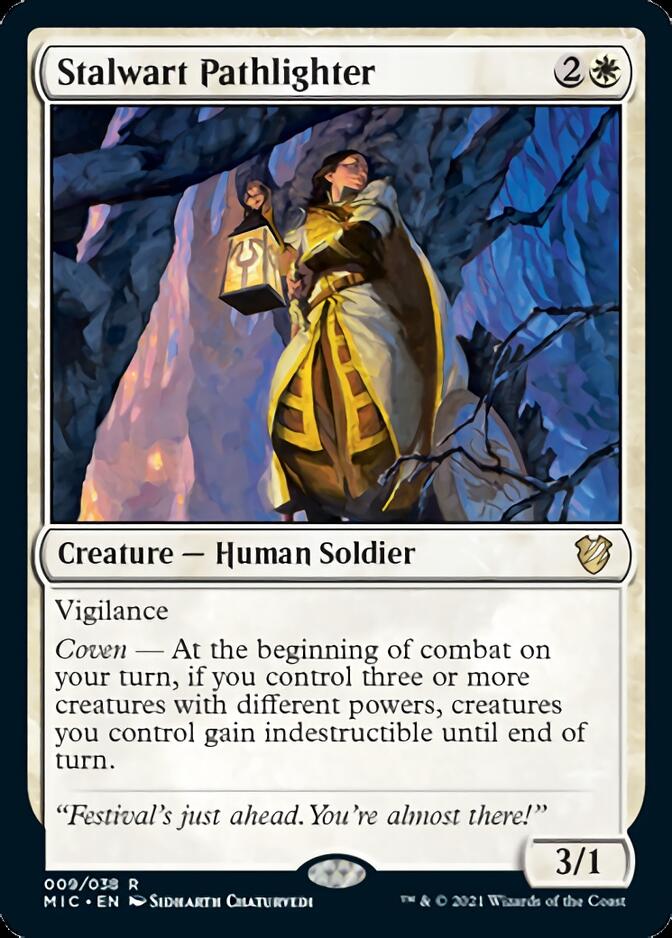 Stalwart Pathlighter [Innistrad: Midnight Hunt Commander] | The Gaming-Verse