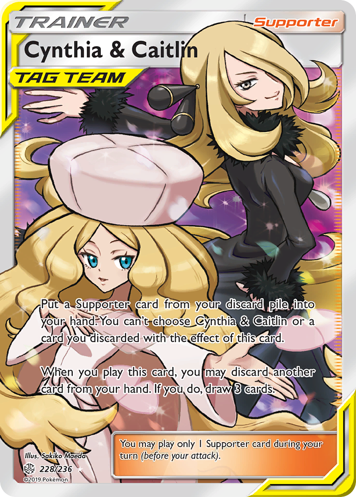 Cynthia & Caitlin (228/236) [Sun & Moon: Cosmic Eclipse] | The Gaming-Verse