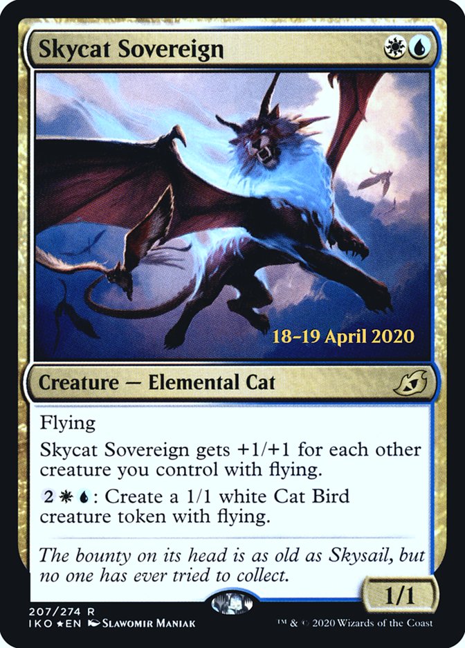 Skycat Sovereign  [Ikoria: Lair of Behemoths Prerelease Promos] | The Gaming-Verse