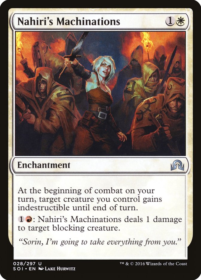 Nahiri's Machinations [Shadows over Innistrad] | The Gaming-Verse