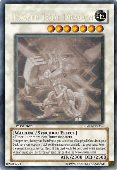 Power Tool Dragon [RGBT-EN042] Ultimate Rare | The Gaming-Verse