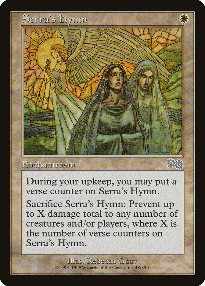 Serra's Hymn [Urza's Saga] | The Gaming-Verse