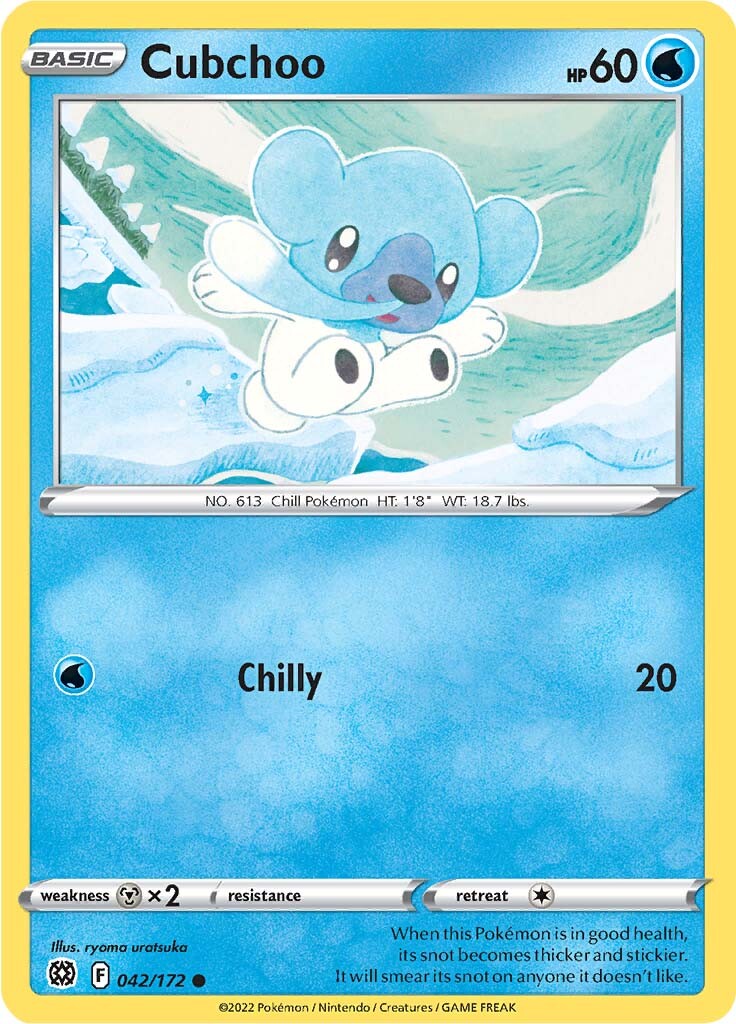 Cubchoo (042/172) [Sword & Shield: Brilliant Stars] | The Gaming-Verse