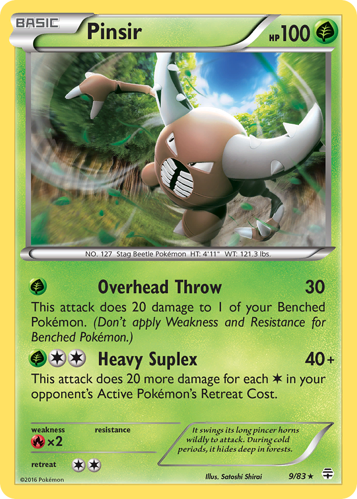 Pinsir (9/83) [XY: Generations] | The Gaming-Verse