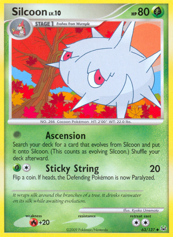 Silcoon (63/127) [Platinum: Base Set] | The Gaming-Verse