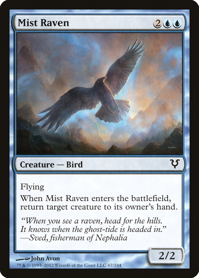 Mist Raven [Avacyn Restored] | The Gaming-Verse