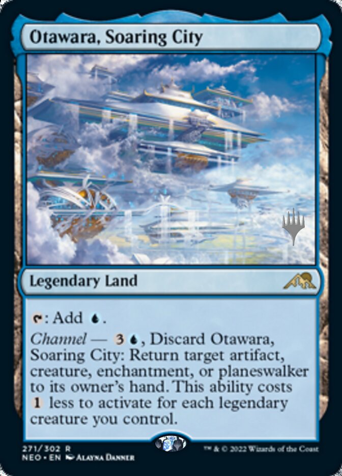 Otawara, Soaring City (Promo Pack) [Kamigawa: Neon Dynasty Promos] | The Gaming-Verse