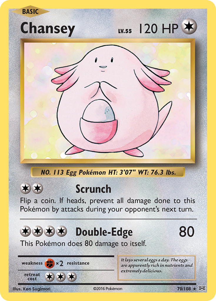 Chansey (70/108) [XY: Evolutions] | The Gaming-Verse