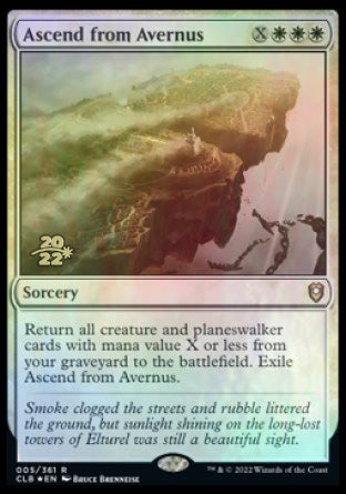 Ascend from Avernus [Commander Legends: Battle for Baldur's Gate Prerelease Promos] | The Gaming-Verse