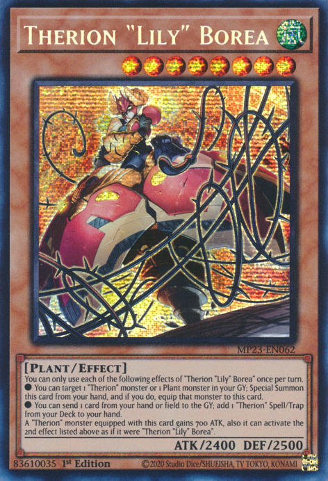 Therion "Lily" Borea [MP23-EN062] Prismatic Secret Rare | The Gaming-Verse