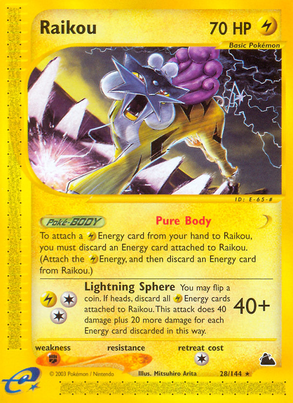 Raikou (28/144) [Skyridge] | The Gaming-Verse