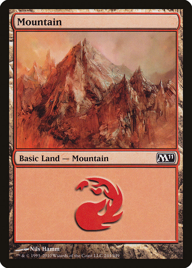 Mountain (#244) [Magic 2011] | The Gaming-Verse