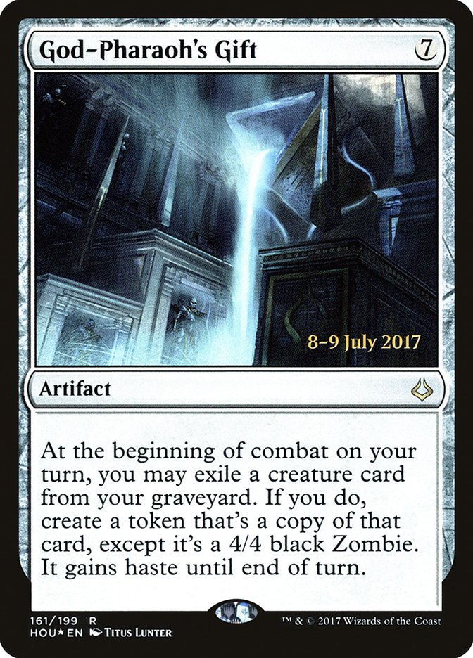 God-Pharaoh's Gift  (Prerelease) [Hour of Devastation Prerelease Promos] | The Gaming-Verse