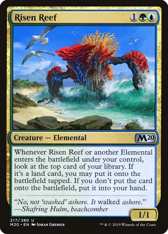 Risen Reef [Core Set 2020] | The Gaming-Verse