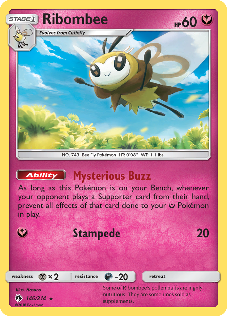 Ribombee (146/214) [Sun & Moon: Lost Thunder] | The Gaming-Verse