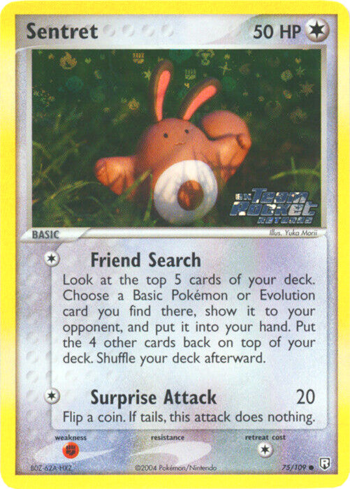 Sentret (75/109) (Stamped) [EX: Team Rocket Returns] | The Gaming-Verse