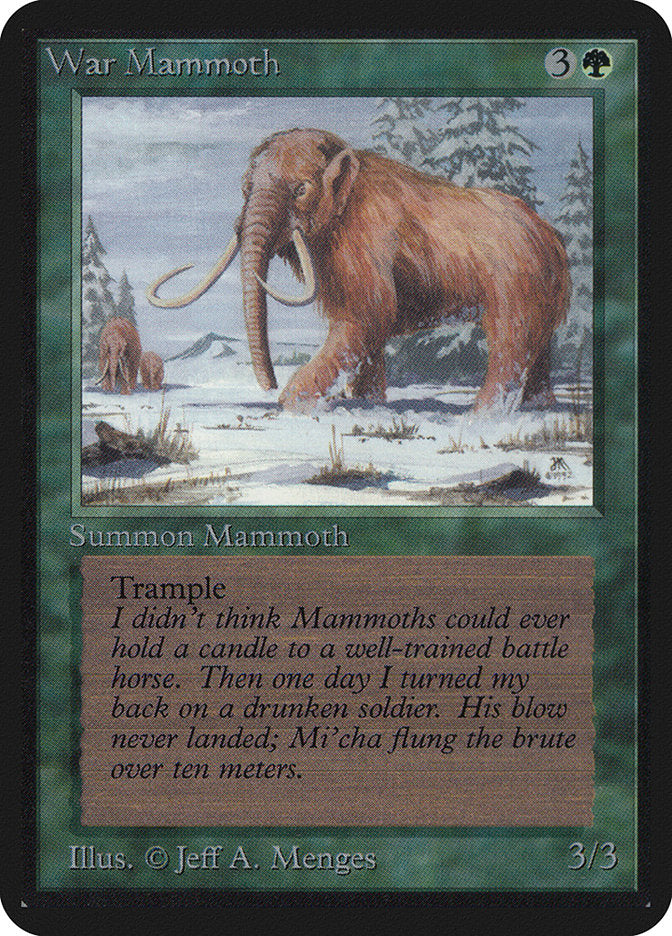 War Mammoth [Limited Edition Alpha] | The Gaming-Verse