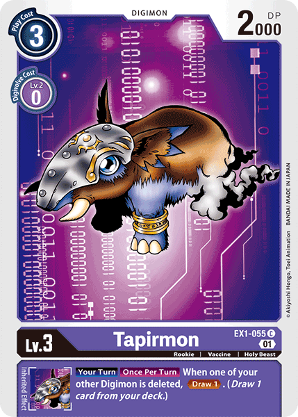 Tapirmon [EX1-055] [Classic Collection] | The Gaming-Verse