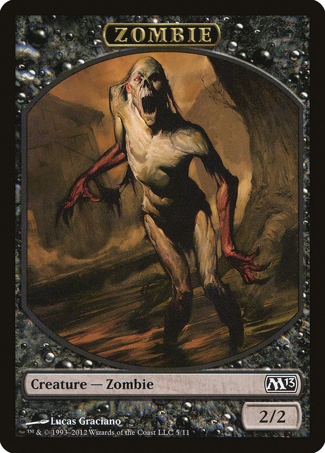 Zombie [Magic 2013 Tokens] | The Gaming-Verse