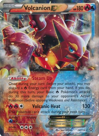 Volcanion EX (26/114) (Jumbo Card) [XY: Steam Siege] | The Gaming-Verse