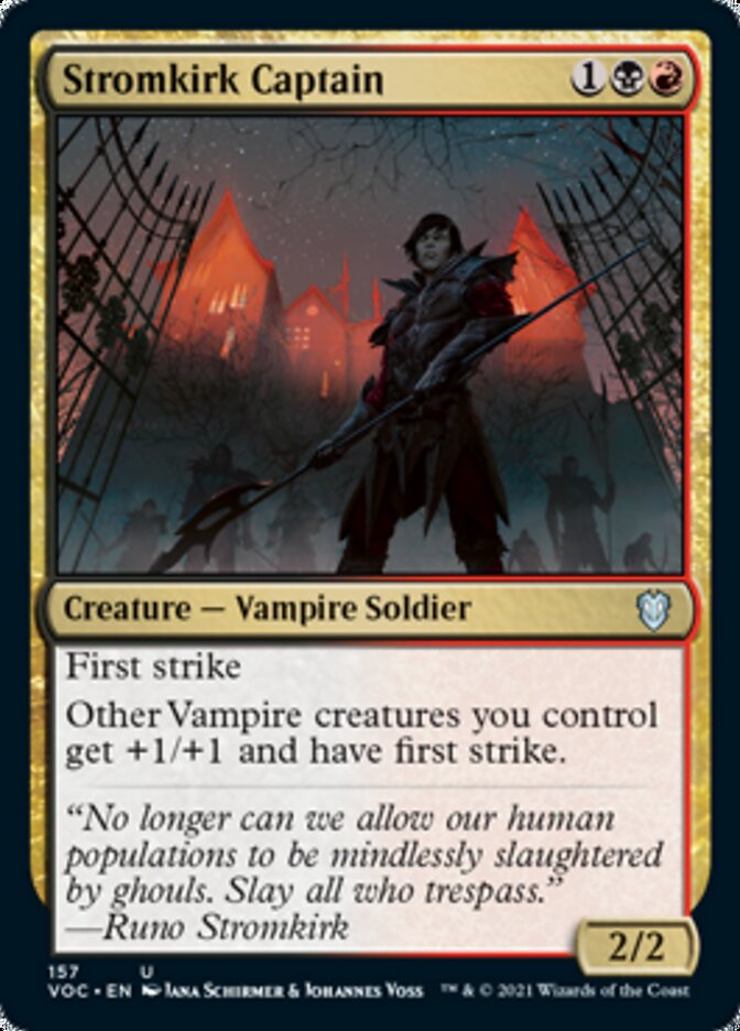 Stromkirk Captain [Innistrad: Crimson Vow Commander] | The Gaming-Verse