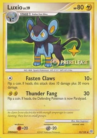 Luxio (52/130) (Prerelease Promo) [Nintendo: Black Star Promos] | The Gaming-Verse