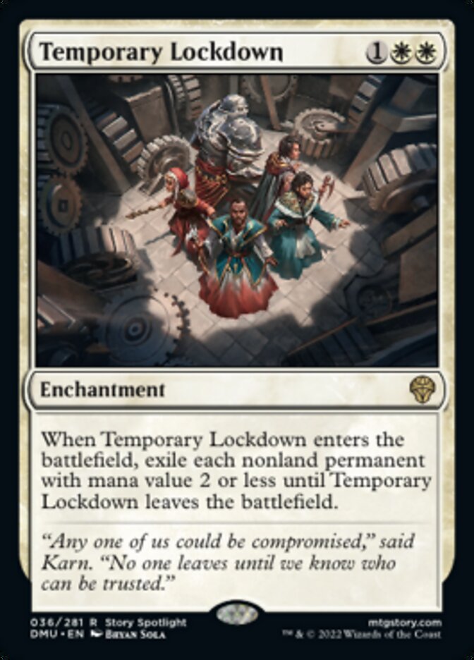 Temporary Lockdown [Dominaria United] | The Gaming-Verse