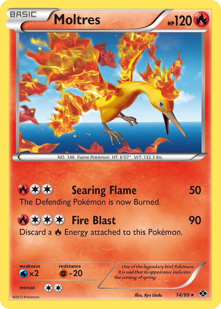 Moltres (14/99) (Blister Exclusive) [Black & White: Next Destinies] | The Gaming-Verse