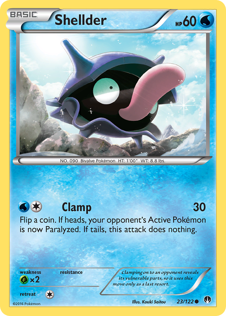 Shellder (23/122) [XY: BREAKpoint] | The Gaming-Verse