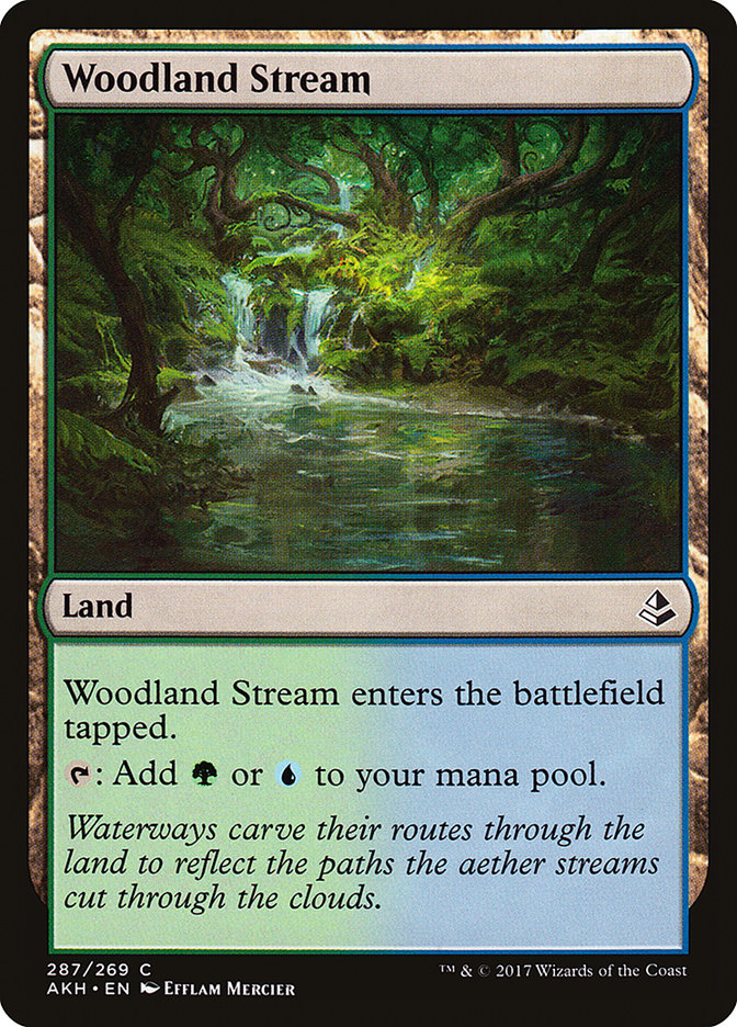 Woodland Stream [Amonkhet] | The Gaming-Verse