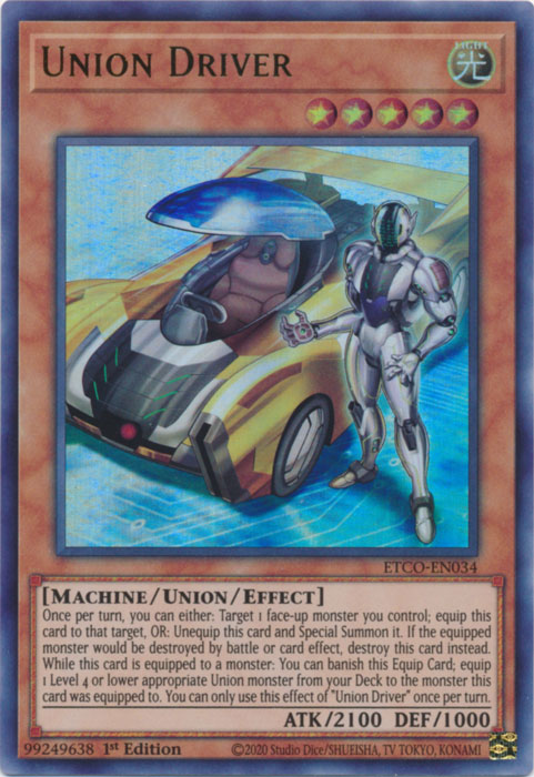 Union Driver [ETCO-EN034] Ultra Rare | The Gaming-Verse