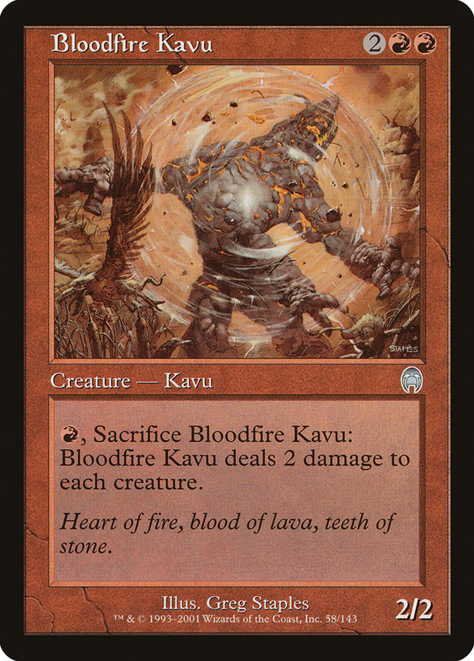 Bloodfire Kavu [Apocalypse] | The Gaming-Verse